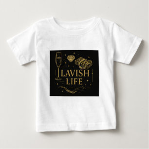 Bebê Camiseta Luxuosa para Crianças