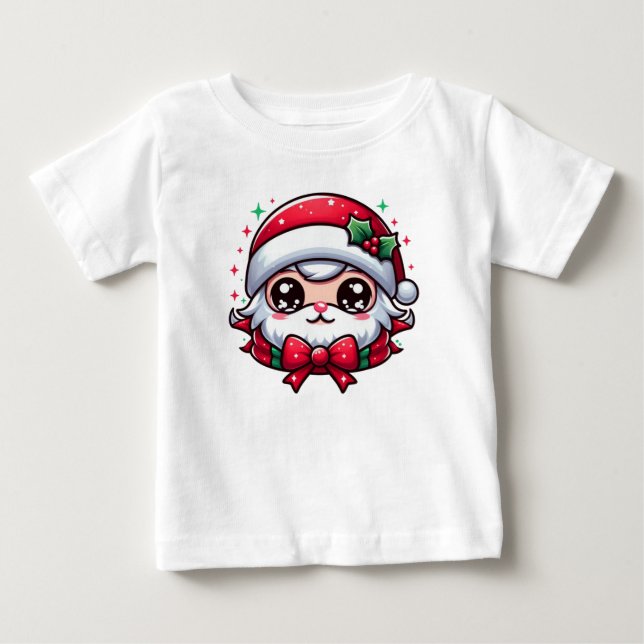 Bebê Camiseta Natal para Crianças (Frente)