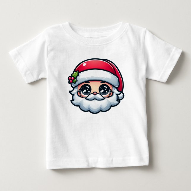 Bebê Camiseta Natal para Crianças (Frente)