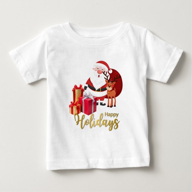 Bebê Camiseta Natal para Toddlers (Frente)