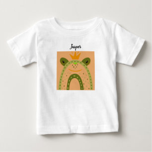 Bebê camiseta para Baby Boy com Sapo cômico