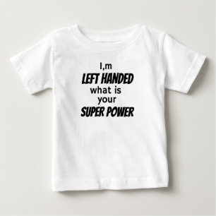 Bebê Camiseta para Canhotos