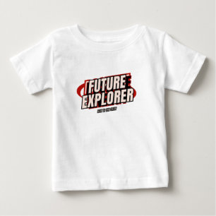 Bebê Camiseta para crianças, preto, vermelho e bege,