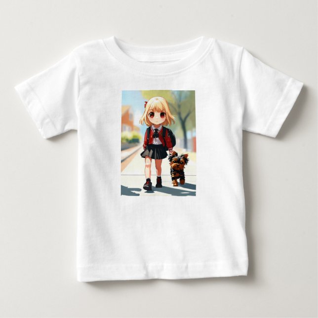 Bebê Camiseta para meninas bebês (Frente)