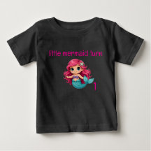 Camiseta Pequena Sereia para Criança – Camiseta fo