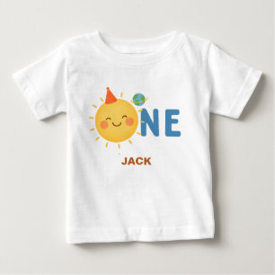 Bebê Camiseta Personalizada para Crianças - Primeira Vo