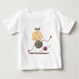 Bebê Camiseta Raksha Bandan fofa para crianças