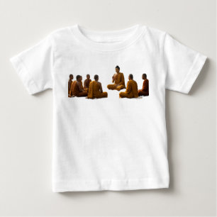 Bebê Camiseta Religiosa Arte de Buda para Crianças - Ac