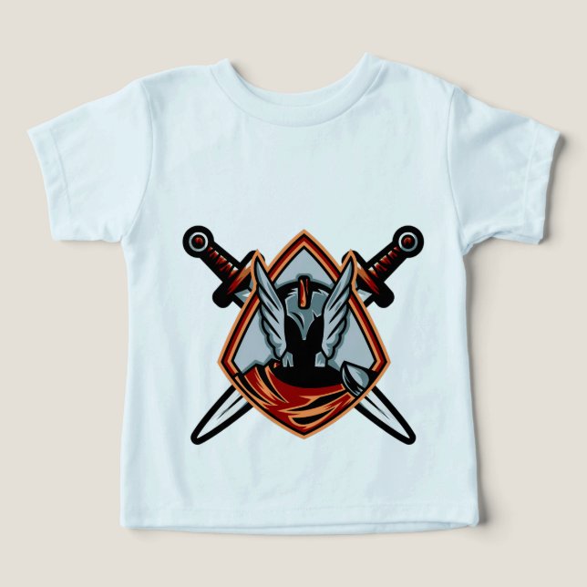 Bebê Capacete de Guerreiro (Design frontal)