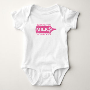 Bebê Casa de Garrafa Branca Frio Camisa Engraçada