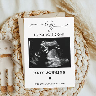 Bebê chegando Sonograma Gravidez Anúncio