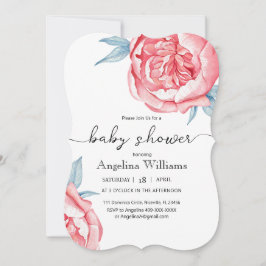 Bebê-chuveiro Convites Flores