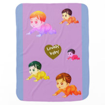 Cobertor de desenho animado para bebês