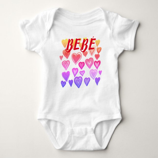 BEBE Corazones! Camiseta (Frente)