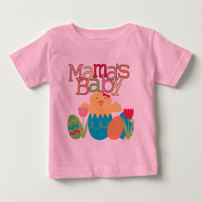 Bebê da mamãe - Camisetas e presentes para Páscoa  (Frente)