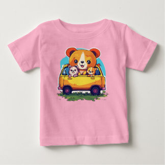 Bebê Design de camiseta de animais para crianças.