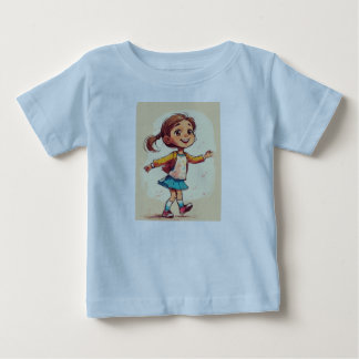 Bebê Design de Camiseta de Bebê: Um Delight para Menina