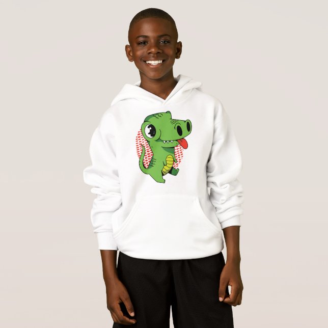 Bebê Dinossauro Engraçado e Fofo (Frente Completa)