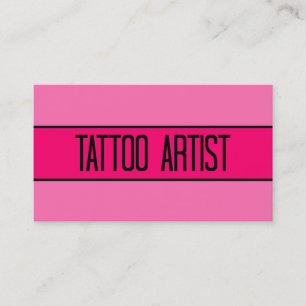 Bebê do artista do tatuagem e cartão de visita d