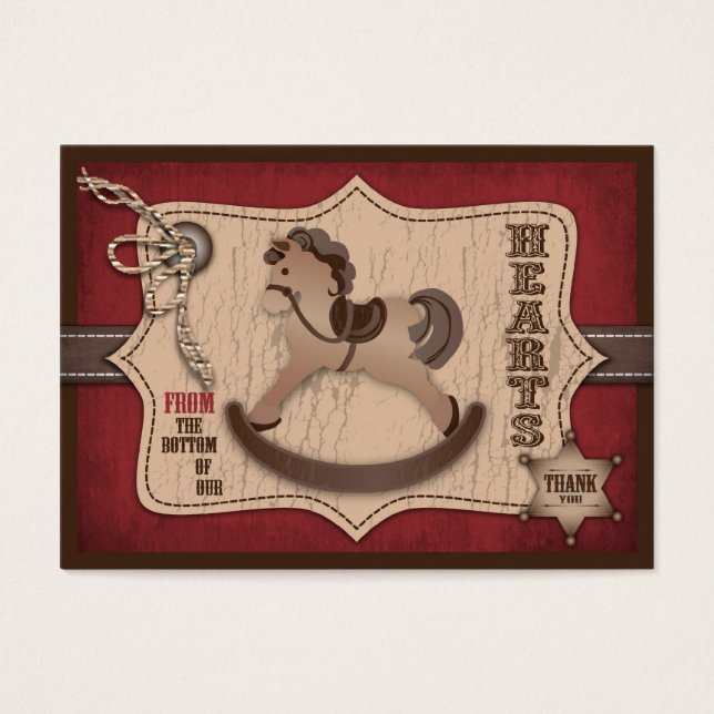 Bebê do Cowboy TY - Etiqueta 2 (Frente)