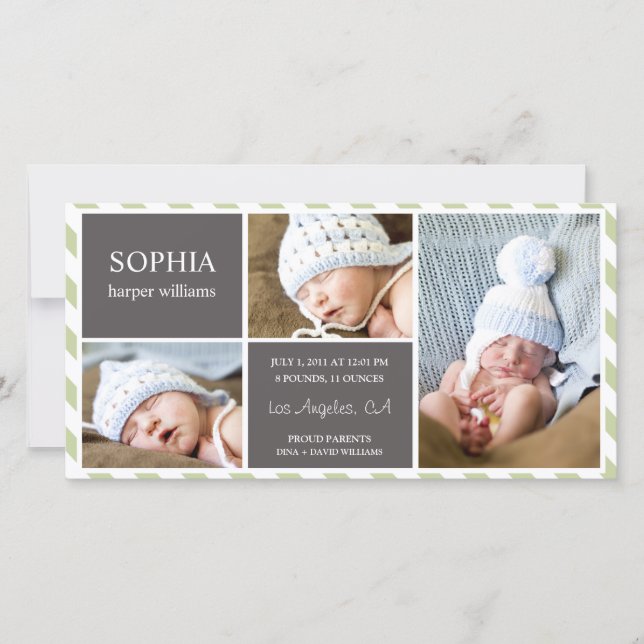 BEBÊ DO DIA A DIA | ANÚNCIO DE NASCIMENTO (Frente)