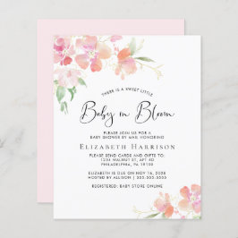 Bebê do Orçamento em Chá Floral Rosa Sanguíneo por