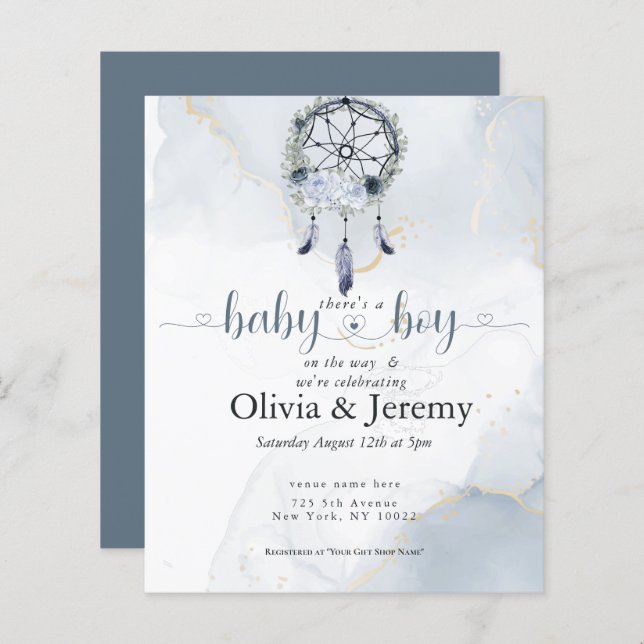 Bebê do Orçamento no Caminho Azul Dusty DreamCatch (Frente/Verso)