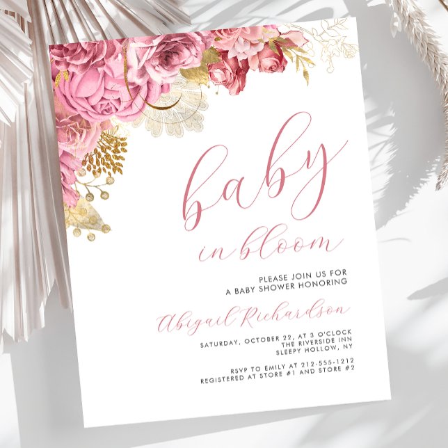 Bebê do Orçamento no Chá de fraldas de Bloom Flora (Criador carregado)