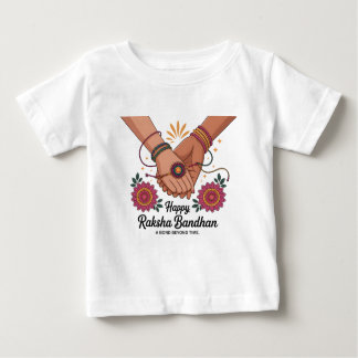 Bebê do Raksha Bandhan Camiseta Jersey Fina
