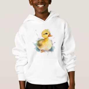Bebê Duck Watercolor Hoodie