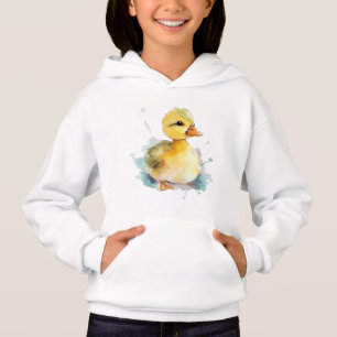 Bebê Duck Watercolor Hoodie