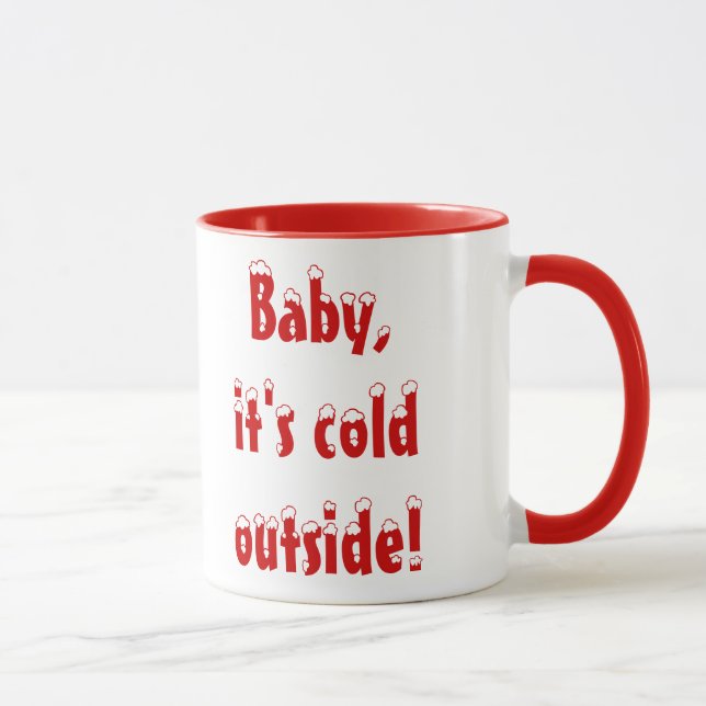 Bebê, é caneca exterior fria (Direita)