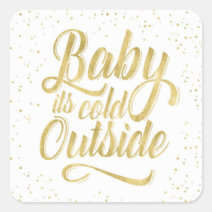Bebê é etiqueta exterior fria