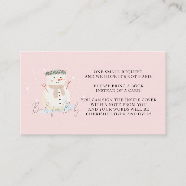 Bebê É Frio Fora do Chá Livros para Cartões Bebês (Frente)