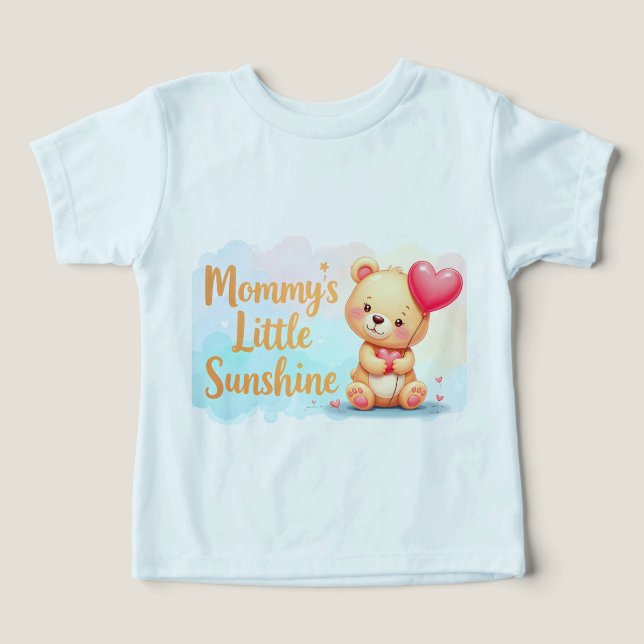 Bebê e Toddler | Vestido do Urso de Teddy Bonito (Design frontal)
