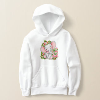 Bebê Elefante Floral Fofo Você Torna a Vida Mais B