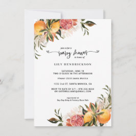 Bebê em Bloom | Convite para Chás de fraldas de ci