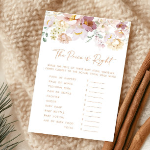 Bebê em Bloom Florals O Preço é o Jogo Certo