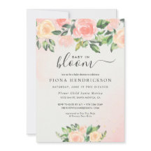 Bebê em Flor | Chuvada de Bebê Rosa e Pêssego