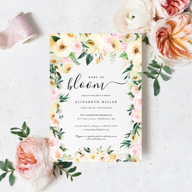 Bebê em Flor | Chuvada Floral de Bebê ao Sol (Criador carregado)