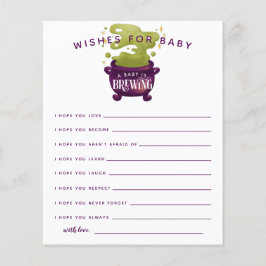 Bebê está criando Chás de queda desejo para cartão