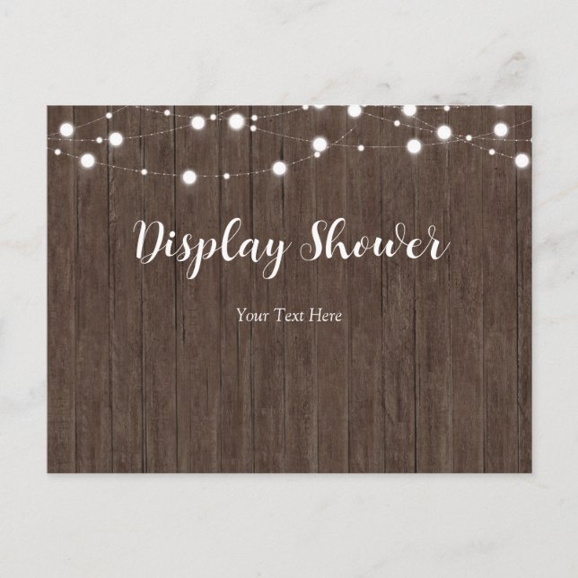 Bebê está criando um cartão de inserção de Chá de  (Frente)