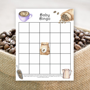 Bebê está criando um jogo de bingo de Chá de frald