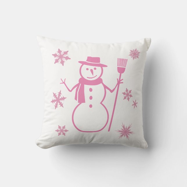 Bebê, está frio lá fora Almofada de neve (Frente)