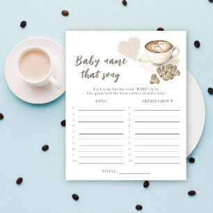 Bebê está preparando café - Dê um nome ao jogo da