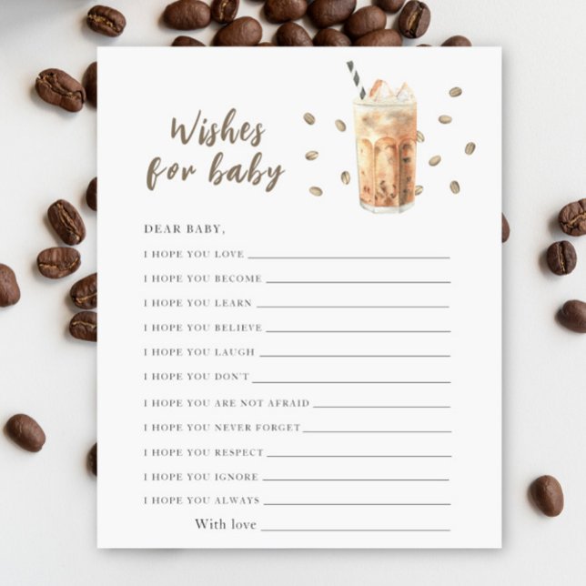 Bebê está preparando café - desejos para o bebê (Criador carregado)