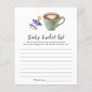 Bebê está preparando café - Lista de desejos do be