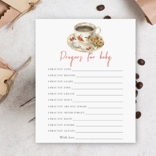 Bebê está preparando café Orações para bebê (Criador carregado)
