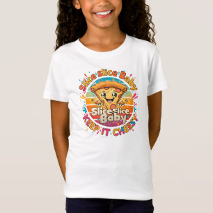 Bebê Fatia Fatia - Camisa Engraçada de Pizza para