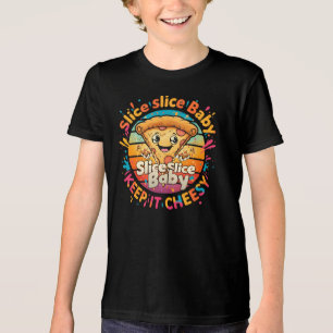 Bebê Fatia Fatia - Camisa Engraçada de Pizza para